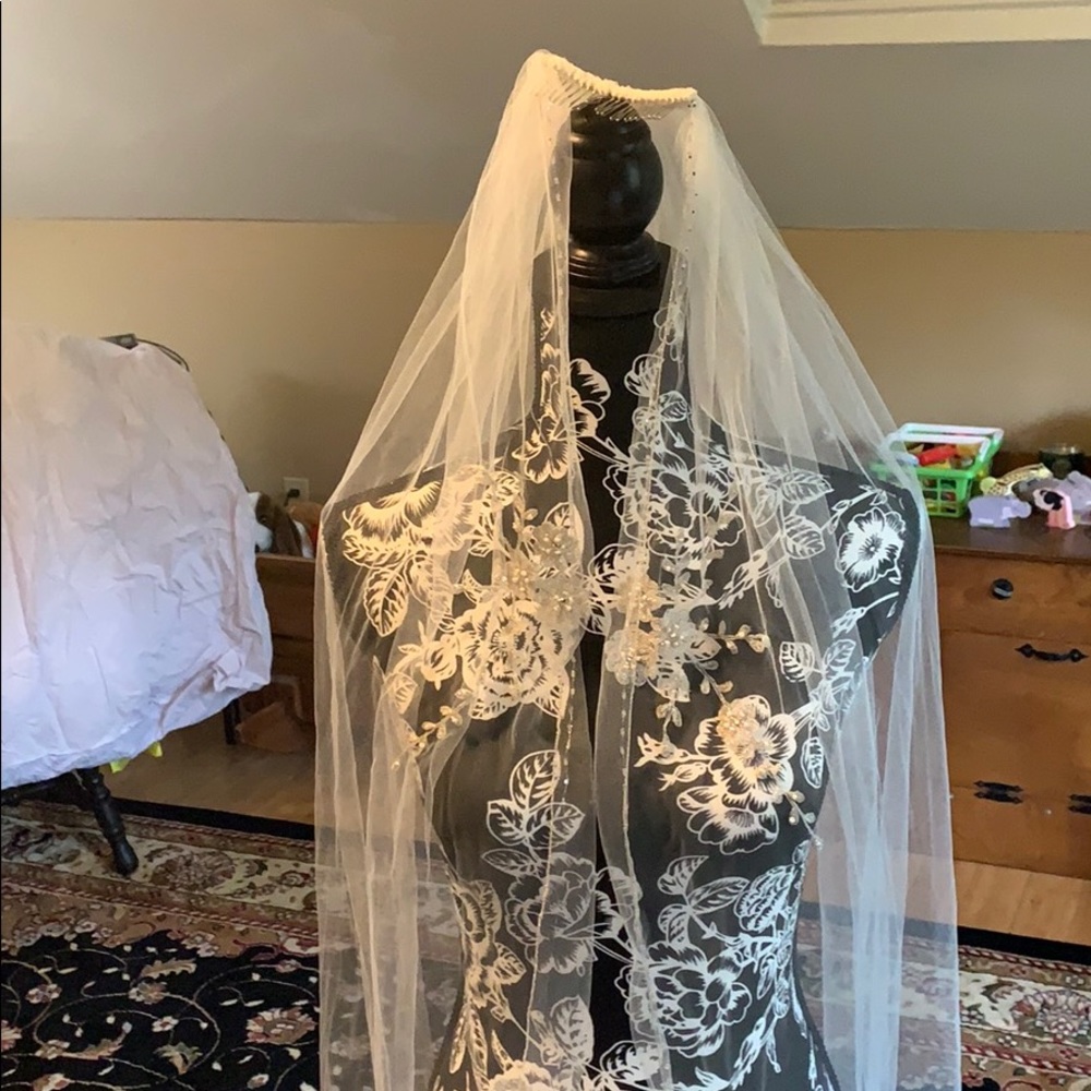 Wedding veil, worn once!